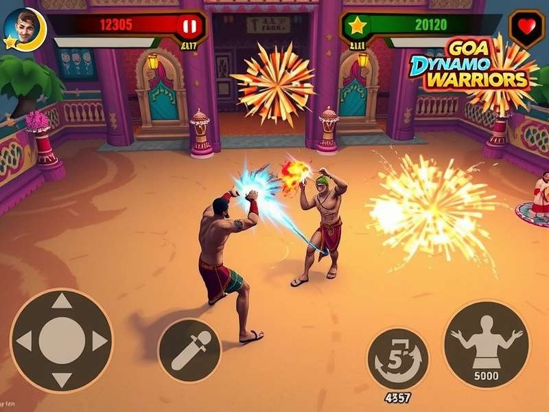 Goa Dynamo Warriors Diwali event with firework effects